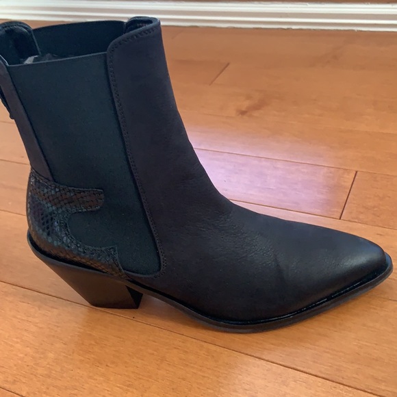 BNIB All Saints Sara western ankle boots - Picture 5 of 7